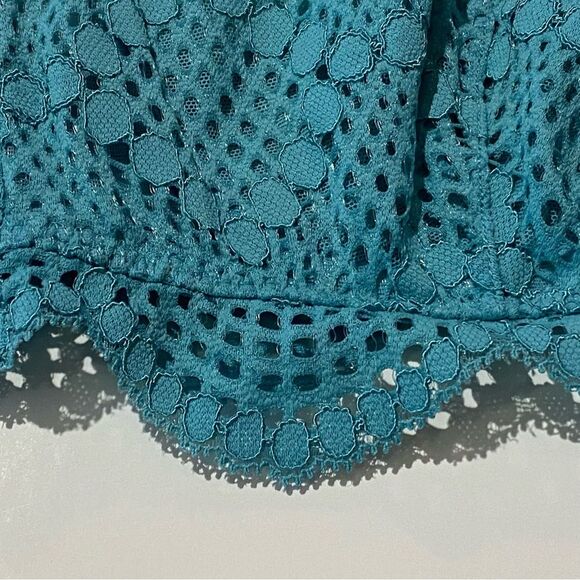 Victoria's Secret Turquoise Mesh Lace Strapless Bralette Bra Women's Size Medium - Picture 8 of 15